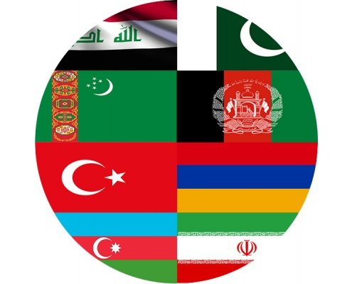 پرچم کشورهای همسایه ایران