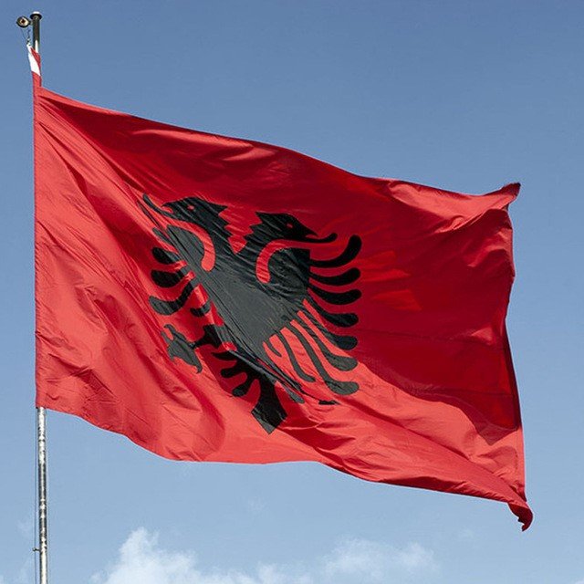 رنگ پرچم آلبانی