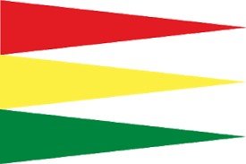 پرچم قدیمی مثلثی اتیوپی