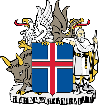 نشان ملی در پرچم ایسلند