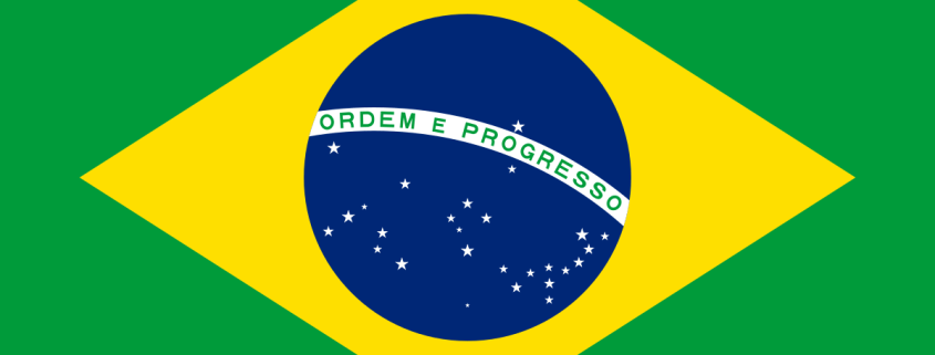 رنگ زرد در پرچم کشور برزیل